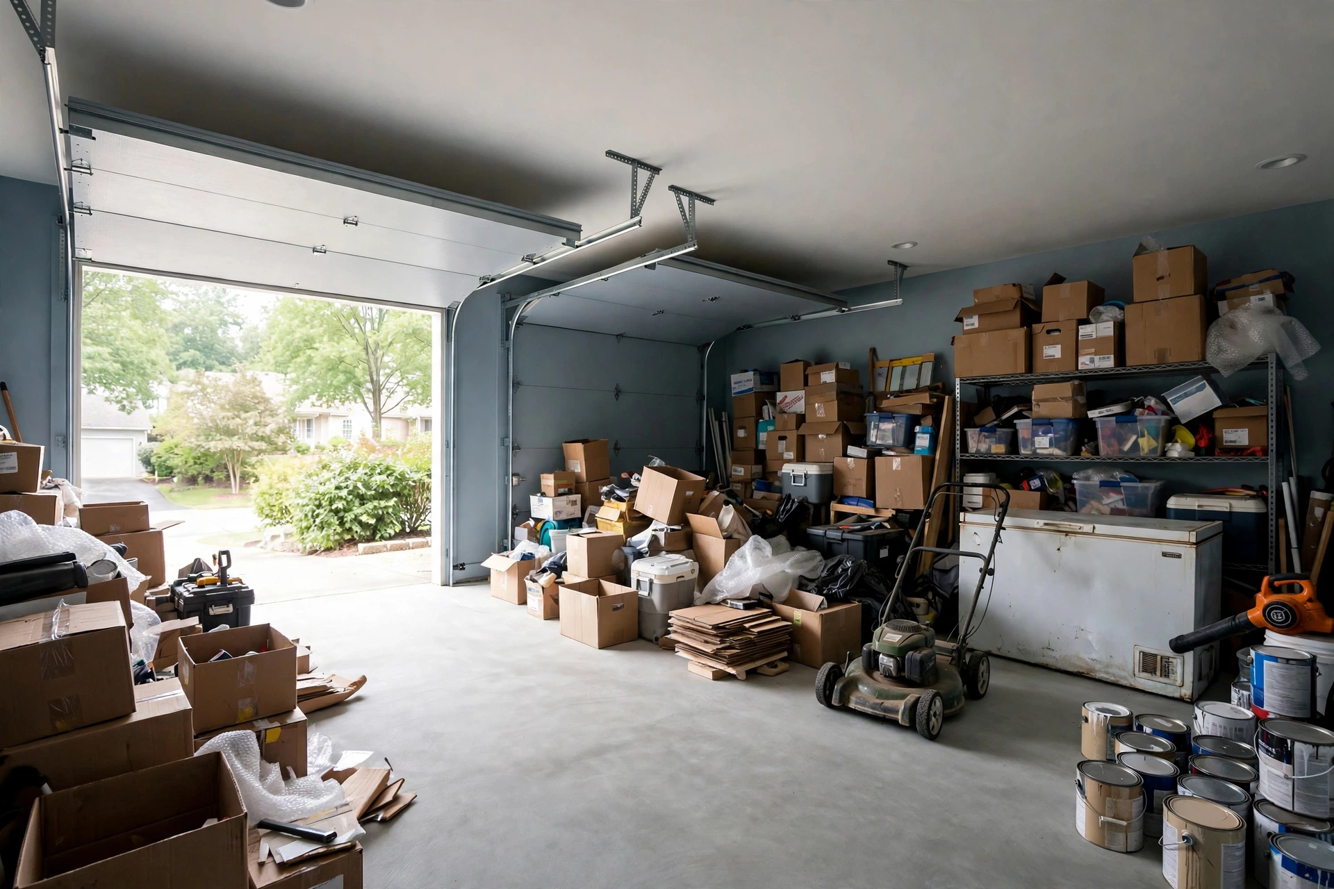 Before photo,  Garage Cleanouts in Woodmore, by Bowie Junk Removal Company