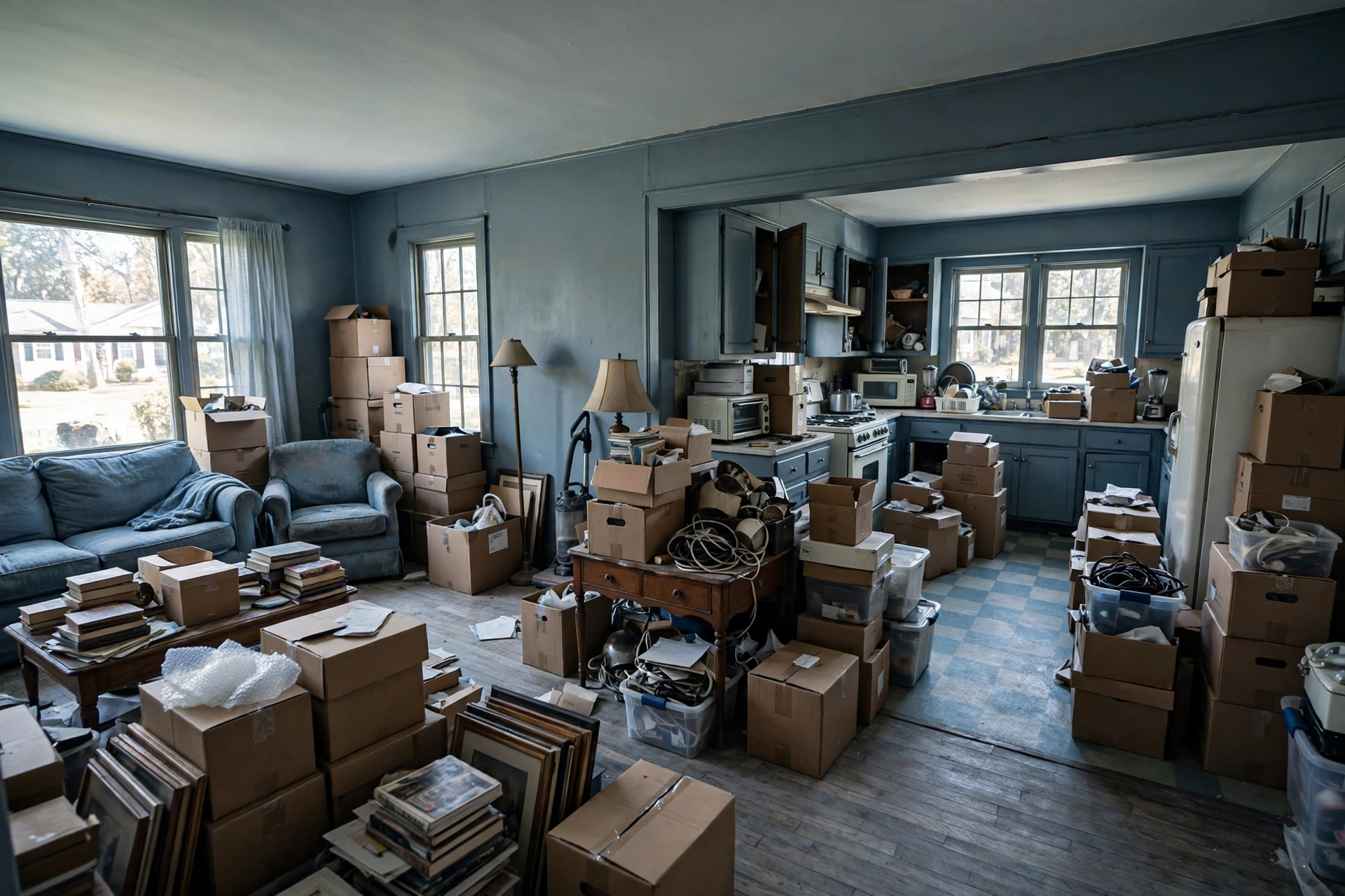 Before photo,  Full Property Cleanouts in Fairwood, by Bowie Junk Removal Company