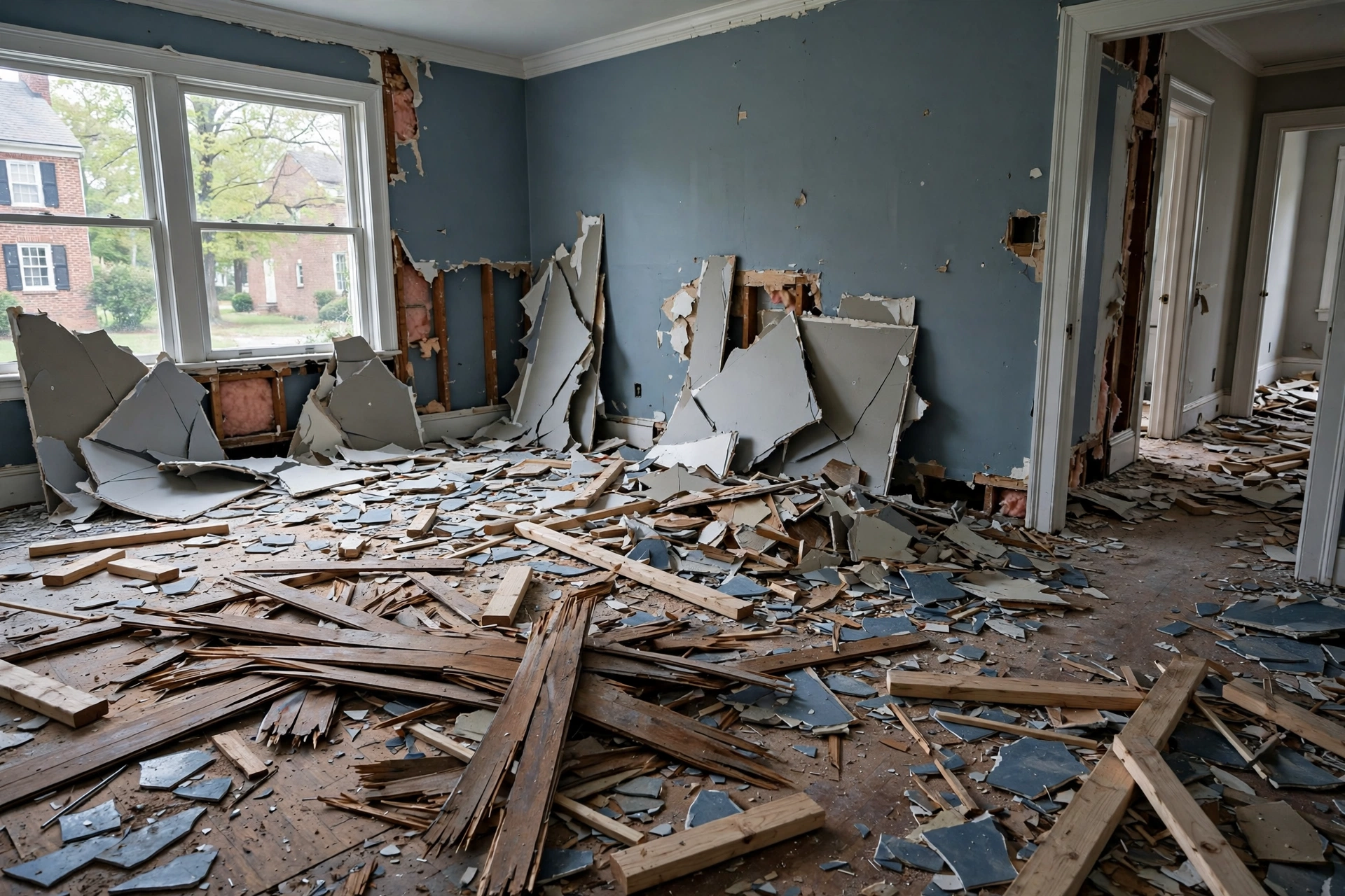 Before photo,  Renovation Debris Removal in Long Ridge, by Bowie Junk Removal Company